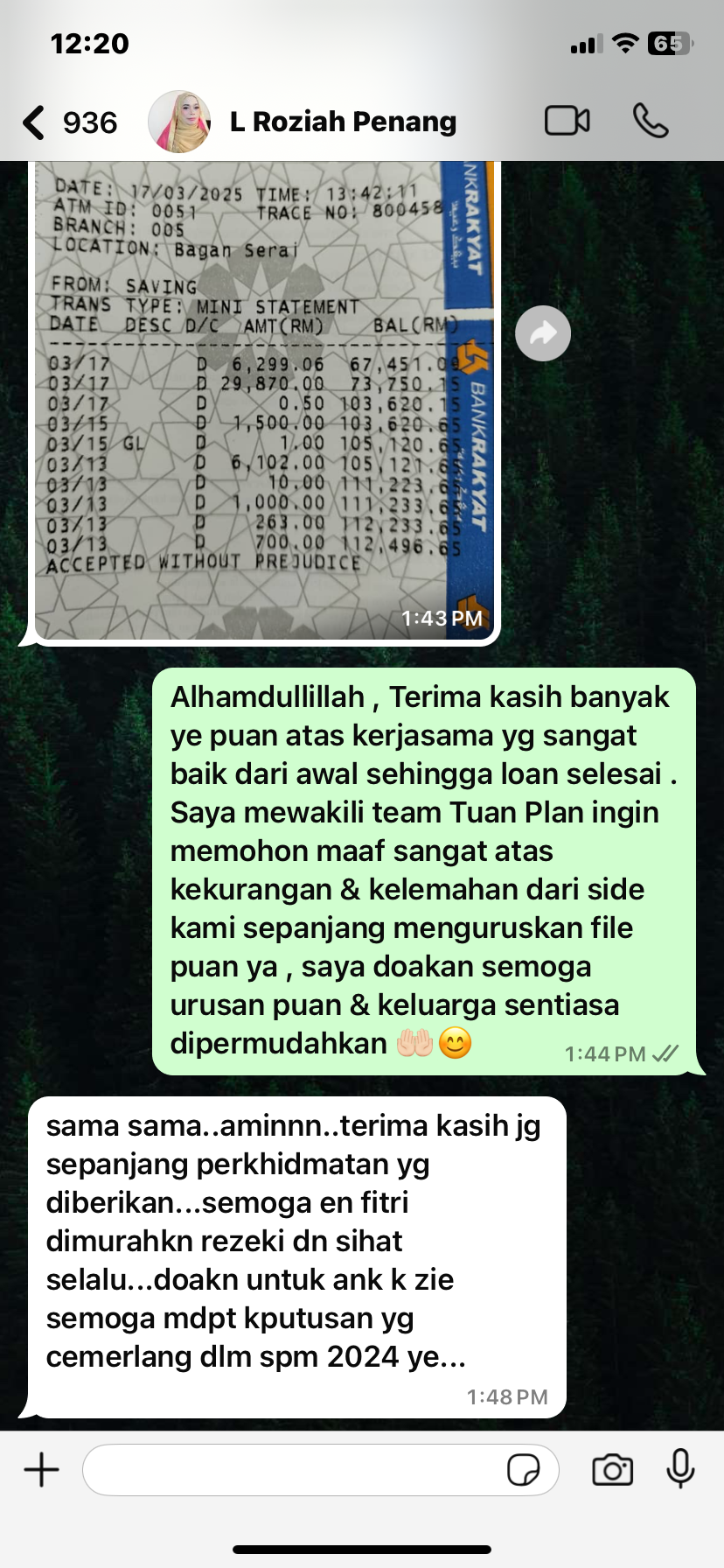 Testimoni Bijak Plan Pelanggan 13