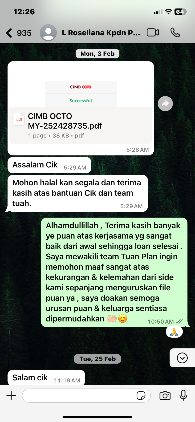 Testimoni Bijak Plan Pelanggan 10