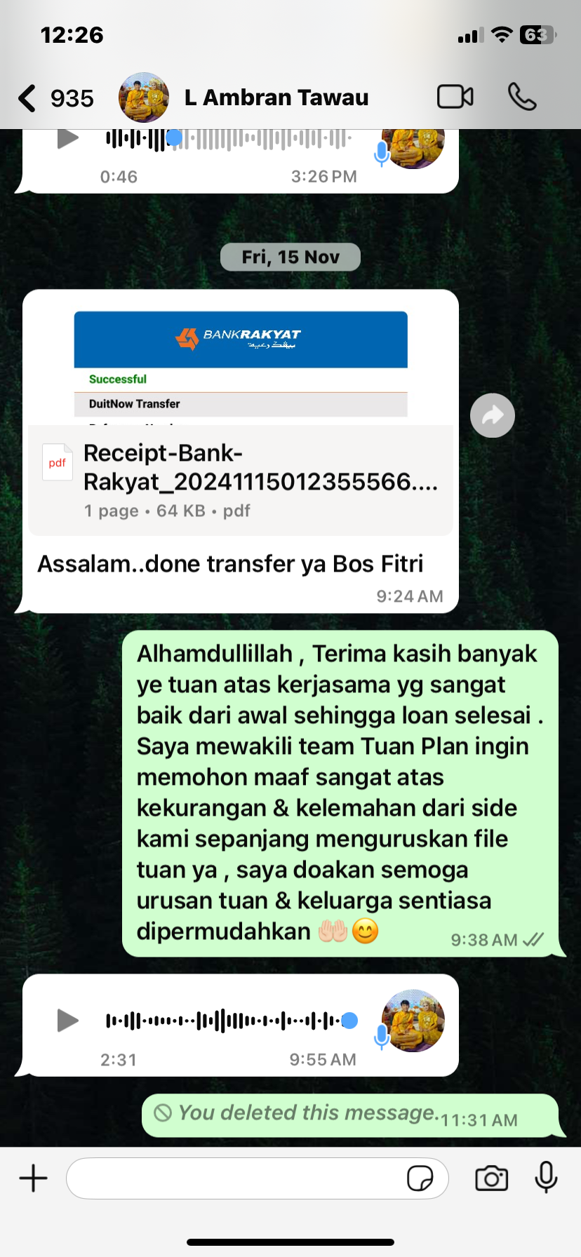 Testimoni Bijak Plan Pelanggan 9