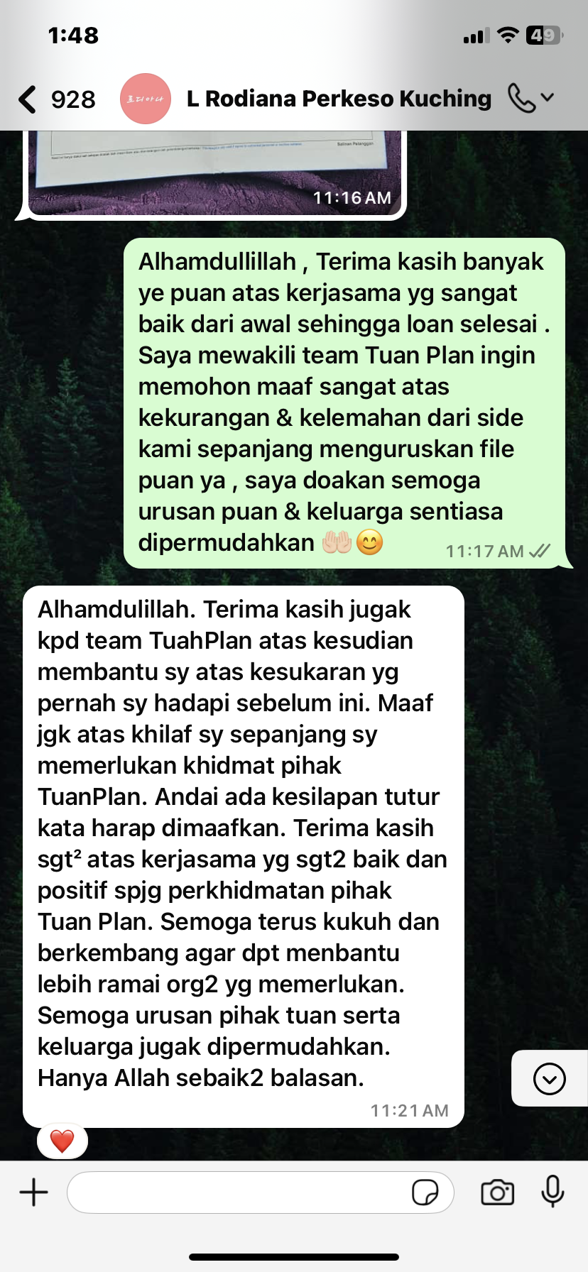 Testimoni Bijak Plan Pelanggan 27