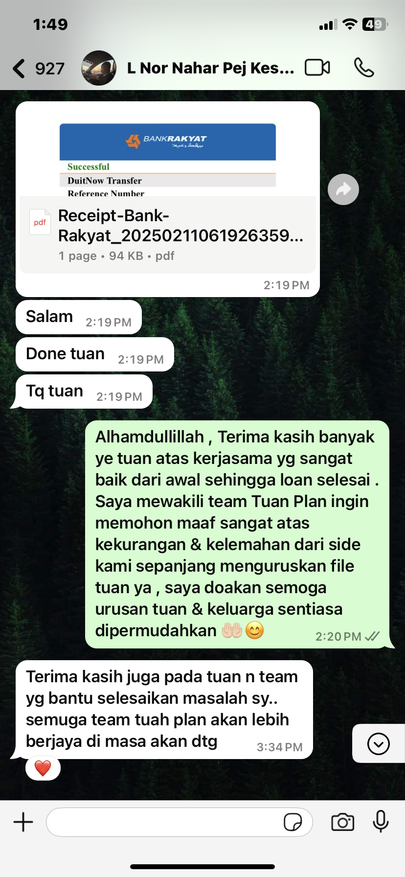 Testimoni Bijak Plan Pelanggan 24
