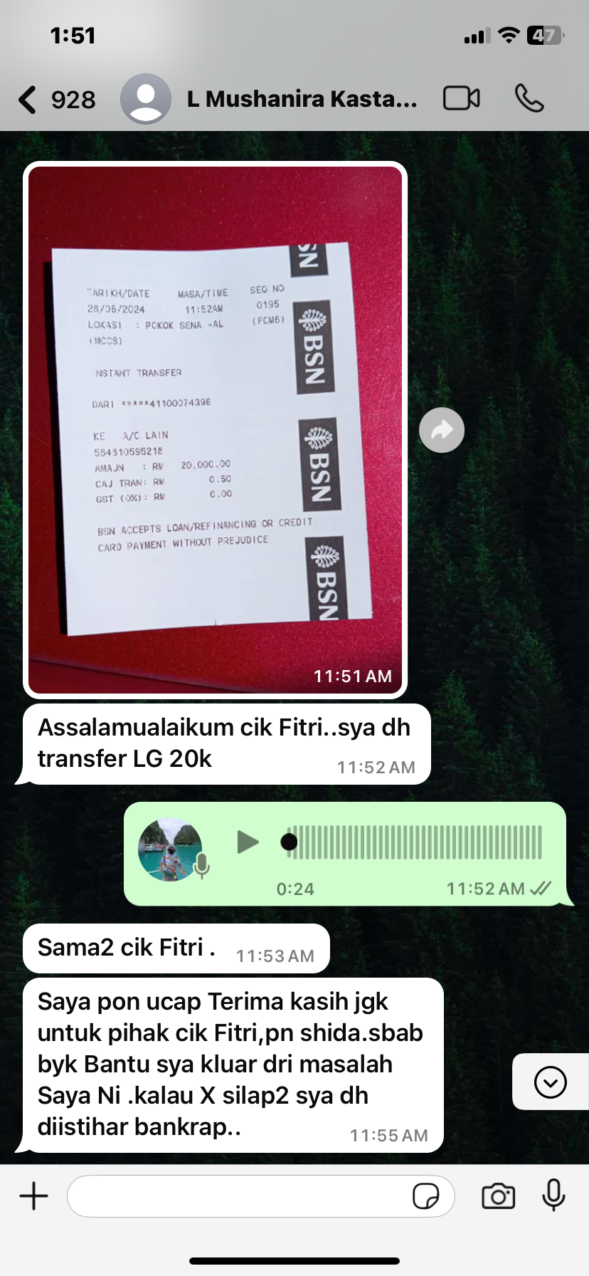 Testimoni Bijak Plan Pelanggan 19