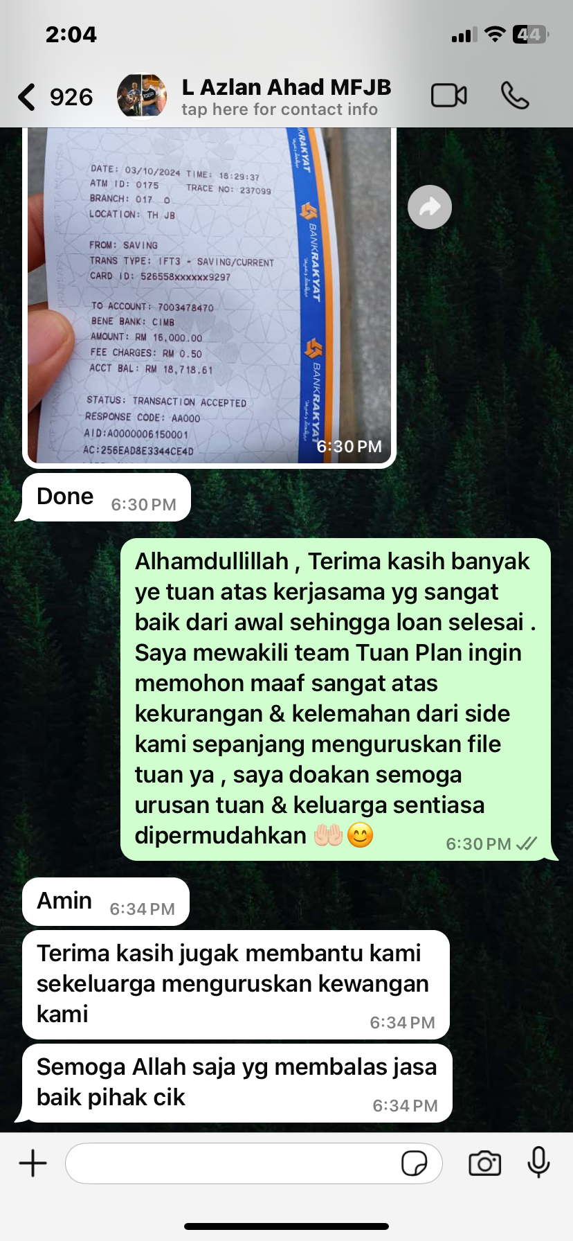 Testimoni Bijak Plan Pelanggan 18