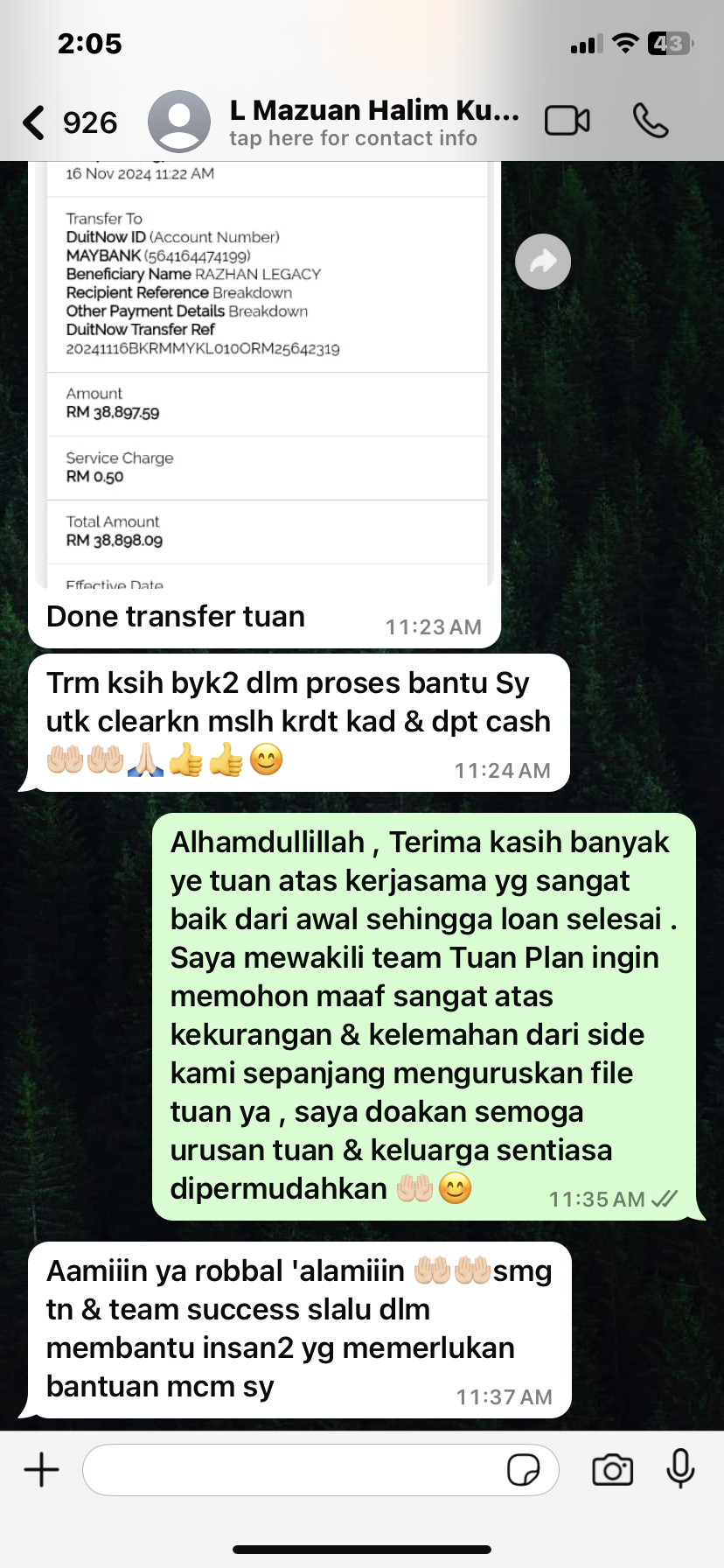 Testimoni Bijak Plan Pelanggan 15